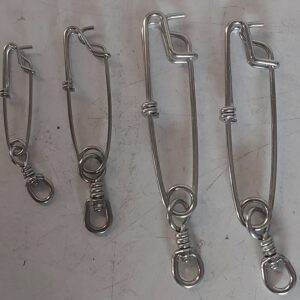 Stainless Steel Shark Clip with Swivel - 4 sizes
