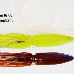 Broadbill Squid Twin hook rig 12/0 J hook - Non IGFA compliant