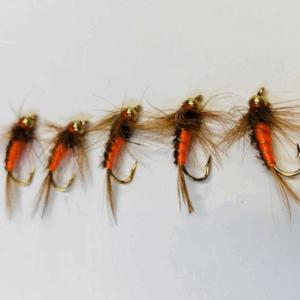 12 x BH Carrot Flashback Nymphs