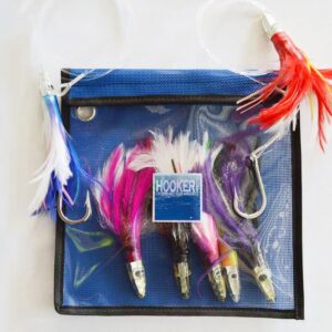 6 Inch Tuna Feathers Rigged Pack of 6