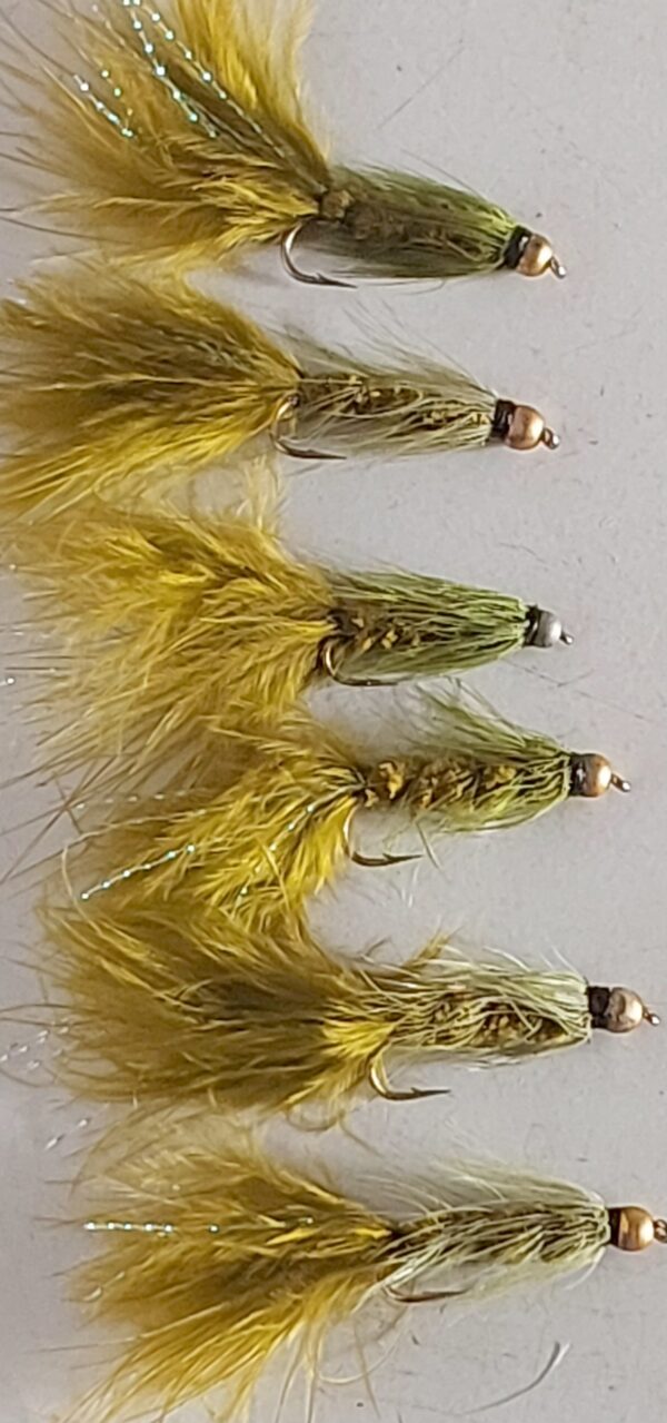 BH Olive Woolly Buggers
