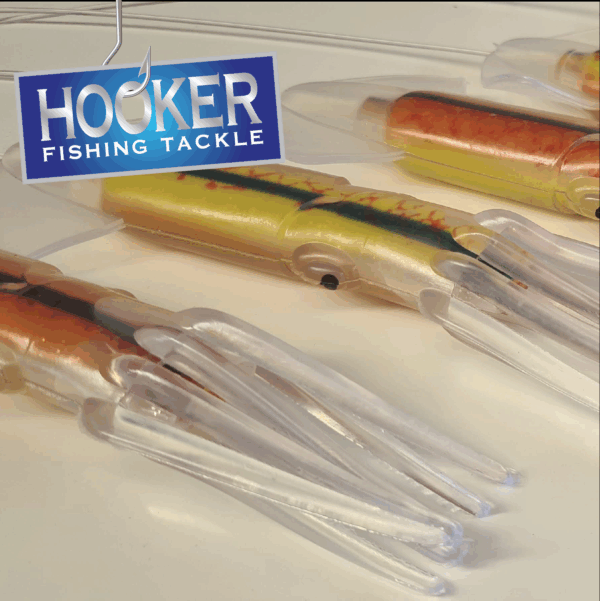 9 & 12 Inch Outrigger Style Soft Squid Daisy Chain - Image 2
