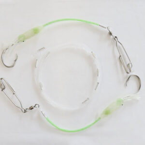 2 Hook- SS Hook Puka Dropper Rig-Detachable Traces