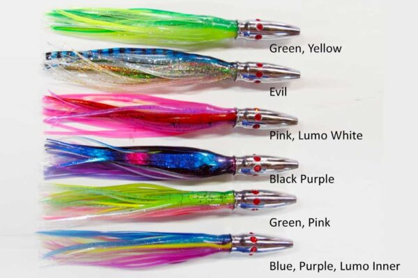 6 Red Eye Lures Single Not Rigged