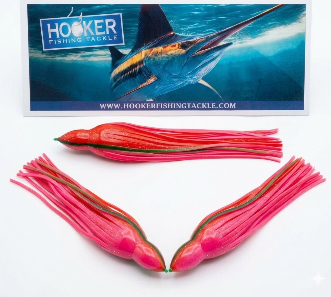 NEW COLOURS: K-OSS UV Replacement Skirt - Colour - Red on Top/Pink Underbelly/Silver Speckles K56 - Image 2