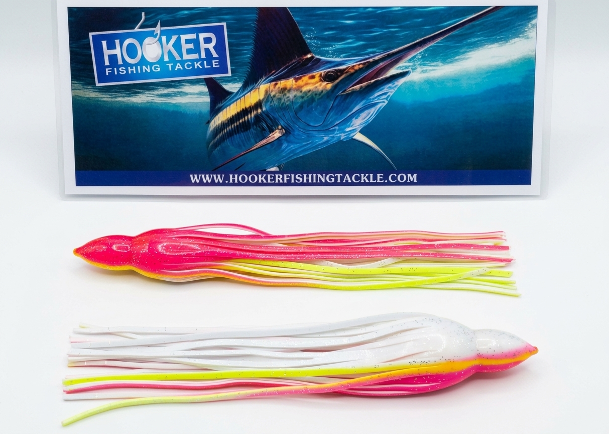 NEW COLOURS: K-OSS UV Replacement Skirt - Colour - Pink on top/Yellow Lateral Line/White Underbelly /Silver Speckles K57