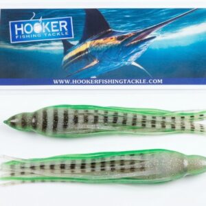 NEW COLOURS: K-OSS UV Replacement Skirt - Colour - Grey black back Stripes - Green Lateral lines K58